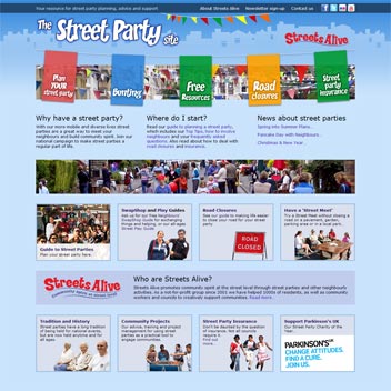 Street Party Website